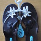OKA b Arielle Flip Flop Starfish Sandals Non Slip Ergonomic Eco Friendly NEW!!