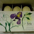 Crabtree & Evelyn IRIS Triple Milled Bar Soap Set of 3 3 oz Each NEW in BOX!