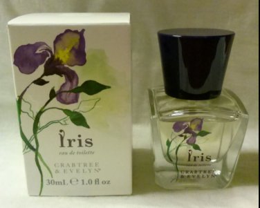 Crabtree & Evelyn IRIS Eau De Toilette 1.0 oz New In Box Wonderful floral scent!