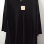 Comfy USA Black West Tunic with Pockets Top Shirt V Neck A Line Style M562 NEW!