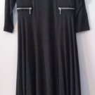 Comfy USA Women's Long Sleeve Zipper Pockets Dress Style M374 NEW w Tags!