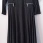 Comfy USA Women's Long Sleeve Zipper Pockets Dress Style M374 NEW w Tags!