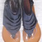 Bamboo Boho Carnival-42 Canvas Cuff Thong Flat Sandal NEW Many Variations!
