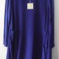 Comfy USA Crepe de Shine Modal Flowing Tunic Top Shirt Pockets Style CD102 NEW!