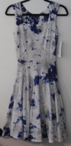 Luna Luz Graffiti Tie Dyed Tank Dress Style 53G Hip Boho Evening Wear NWT!