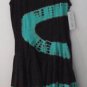 Luna Luz Wave Tie Dyed Short Tank Dress Style 53W Hip Boho Evening Wear NWT!