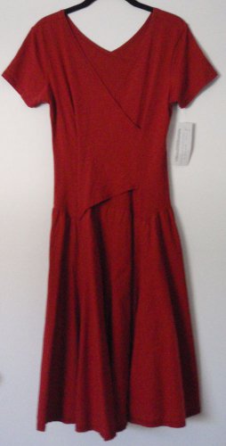 Luna Luz Cotton Criss Cross European Style Dress TWO Color Variations HIP Boho