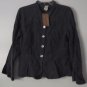 Match Point LT238 Mandarin Collar Button Up Long Sleeve Top Medium Weight NEW!