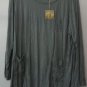 Comfy USA Crinkle Tissue Long Sleeve 3 Pocket Top Tunic Tank Style C190P NEW!