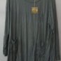 Comfy USA Crinkle Tissue Long Sleeve 3 Pocket Top Tunic Tank Style C190P NEW!