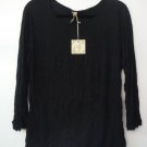Comfy USA Crinkle Tissue Knit Scoop Neck 3/4 Sleeve Shirt Style C134 NEW w Tags!