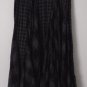 Luna Luz Cotton Check Triangle Panel Long Skirt Ruffle European Style NEW!