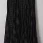 Luna Luz Cotton Check Triangle Panel Long Skirt Ruffle European Style NEW!