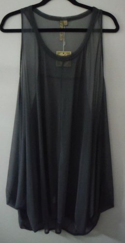 Comfy USA Women's Mesh Long Vest Tunic Top Sheer Polyester Style ES1002 NEW!