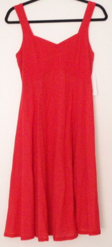 Luna Luz Cotton Boho Hip Fitted Sleeveless Dress Style #409 TWO Colors NEW!