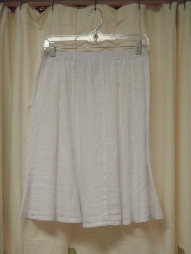 Match Point La Fixsun 100% Linen Boho Short Skirt Adorable Flowing & Hip NEW!