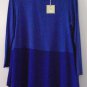 Comfy USA Women's Sammy Long Sleeve Tunic Shirt w Sheer Chine Style M622 NEW!