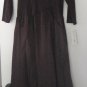 Luna Luz Garment Dyed 3/4 Sleeve Cross Over Bodice Dress Style 518L NEW w Tags!