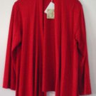 Comfy USA Women's Simple Jacket Style Open Front Style Cardigan M109R NEW Tags!