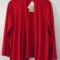 Comfy USA Women's Simple Jacket Style Open Front Style Cardigan M109R NEW Tags!