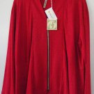 Comfy USA Erica Jacket Front Zip Back Detail Style M618 Many Sizes! NEW w Tags!!