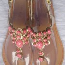 Bamboo Boho Carnival-05 Faux Gems Gold Thong Flat Sandal NEW Many Variations!