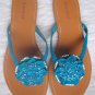 Bamboo Boho Morning-04 Flower Jeweled Thong Flat Sandal TWO Colors & Many Sizes!