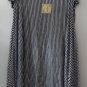 Comfy USA Crinkle Tissue Peek a Boo Shoulder Dress Style C310 NEW with Tags!