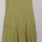 Luna Luz Lime Green Garment Dyed Tank Dress w V neck Cut out Hip & Boho NEW!