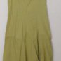 Luna Luz Lime Green Garment Dyed Tank Dress w V neck Cut out Hip & Boho NEW!