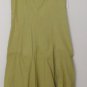 Luna Luz Lime Green Garment Dyed Tank Dress w V neck Cut out Hip & Boho NEW!