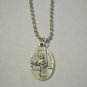 St. Thomas Aquinas Medal on Stainless Steel Necklace