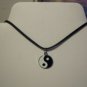 Yin Yang Symbol your Choice of Length Choker Necklace