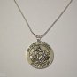 Jude Thaddeus Medallion on a 1mm Silver Plated Ball Chain Necklace LOST CAUSES