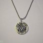 Silver Plated Saint Christopher Medallion on Stainless Steel Ball Chain Necklace