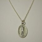 St Sebastian Silver Plated Necklace SOLDIERS ATHLETES