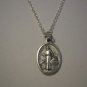 Saint Luke Medal on a Silver Plated Necklace PHYSICANS