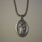 St Francis St. Anthony on Stainless Steel Ball Chain