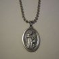 St Francis St. Anthony on Stainless Steel Ball Chain
