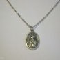 St. Stephen Medal on an Antiqued Silver Plated Necklace ~ Decons ~ Alter Servers