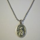 Saint Stephen Medal Stainless Steel Ball Chain Necklace ~ Decons ~ Alter Servers