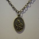 Bronze Plated Saint Gerard / Our Lady of Perpetual Help Necklace ~ MOTHERHOOD