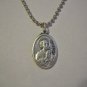 St Peter / Paul Medal Silver Plated Ball Chain Necklace