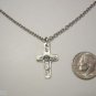 Pope Francis Official Papal Crucifix on a 24" Stainless Steel Necklace