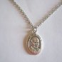 Saint John Paul II Holy Medal  on a 24" Stainless Steel Necklace