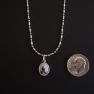 Small St. Jude on a 24" Stainless Steel Bar and Ball Necklace Desperate Causes