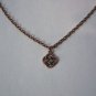 Small Copper Plated Celtic Knot on an 18" Copper Plated Necklace ~