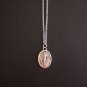 Oxidized Silver Saint Luke Medal on a 24" Stainless Steel Necklace ~ Physician's