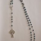 Irish Rosary Green Acrylic 6mm Bead  ~ Celtic ~ Irish ~ Celtic Crucifix