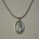 St. John Apostle on a 24" Stainless Steel Ball Chain Necklace